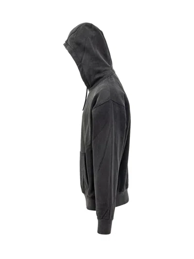 Givenchy Cotton Sweatshirt With Front Pouch Pocket In Black