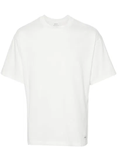 Saint Laurent Cotton And Modal T-shirt In White