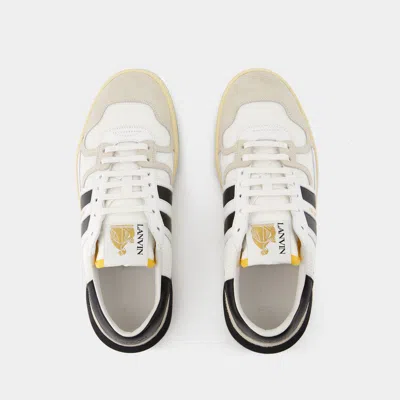 Shop Lanvin Clay Low Top Sneakers In White