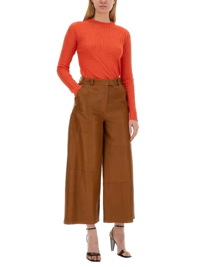 Alysi Ribbed Knit In Red