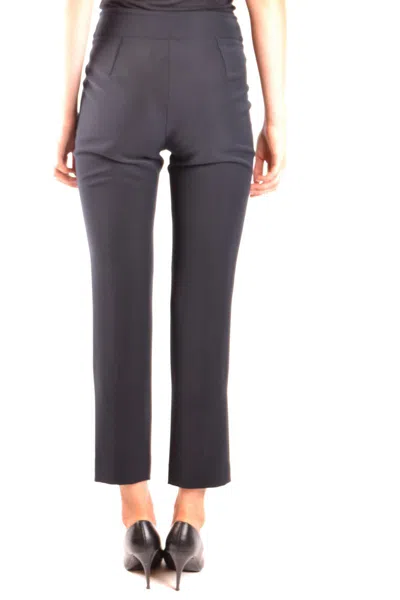 Armani Collezioni Women's Blue Other Materials Pants In Blue