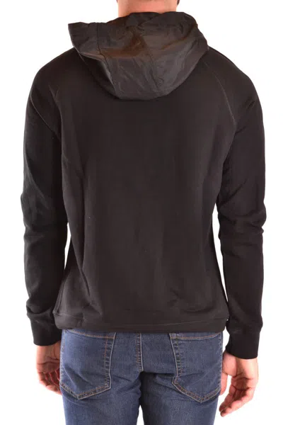 Karl Lagerfeld Men's Black Cotton Sweatshirt In Black