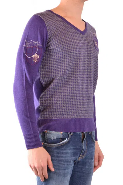 La Martina Men's Purple Other Materials Sweater In Violet
