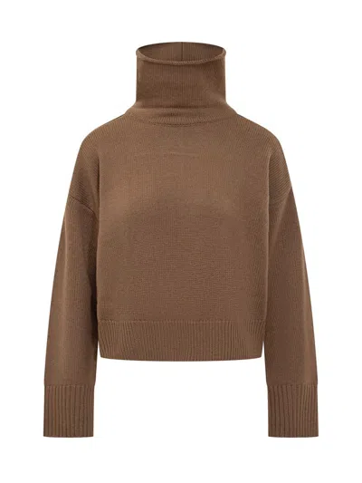 Loulou Studio Sweater In Brown