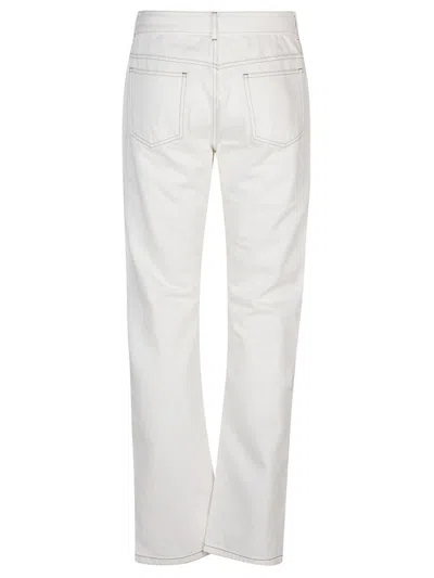 Apc Sureau 5 Pockets Jeans In White
