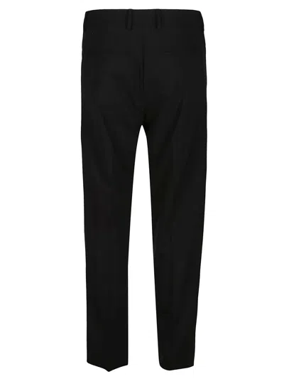 Off-white Tailored Trousers With Back Pockets And Belt Loops In Black