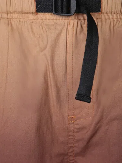 Msgm Cotton Bermuda Shorts In Beige