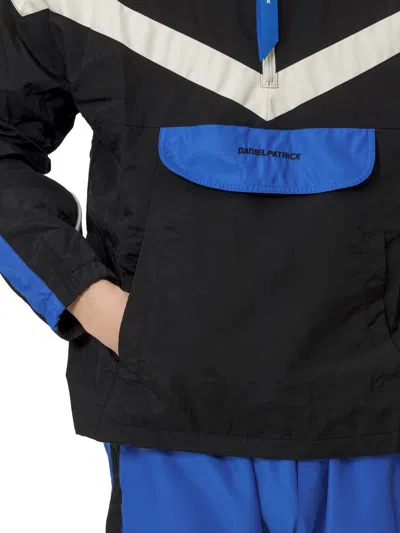Daniel Patrick Anorak In Light Nylon In Blue