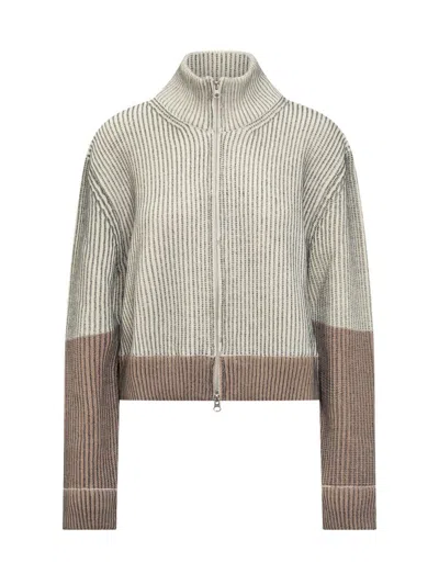 Mm6 Maison Margiela Turtleneck Sweater In Beige