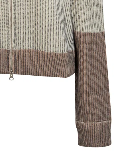 Mm6 Maison Margiela Turtleneck Sweater In Beige