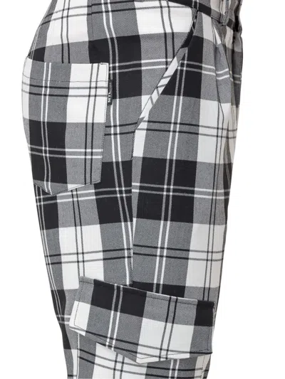 Mtl Studio Checked Trousers In Multicolor