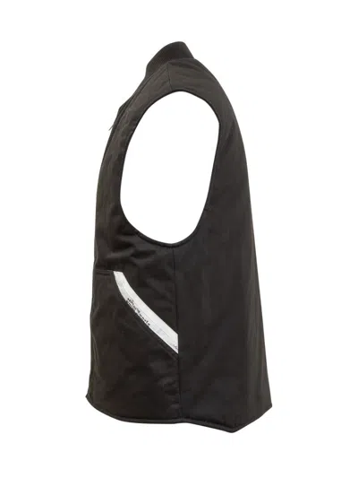 Palm Angels Sleeveless Jacket In Black