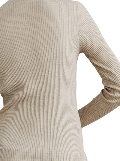 Brunello Cucinelli Cashmere-blend Zip-front Top In Multicolor