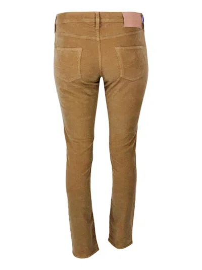 Jacob Cohen Trousers In Brown