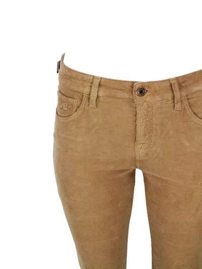 Jacob Cohen Trousers In Brown