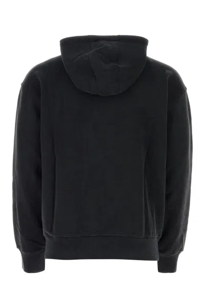 Givenchy Cotton Sweatshirt With Front Pouch Pocket In Fadedblack