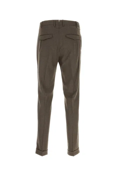 Pt Torino Master-fit Cotton-blend Trousers In Tortora