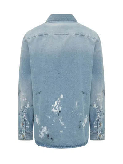 Darkpark Blue Victor Denim Shirt In Blue