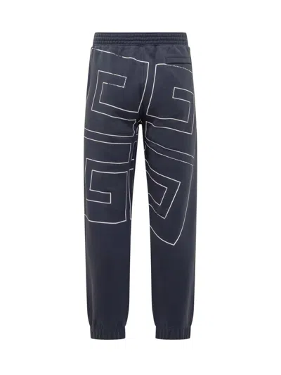Givenchy Jogging Pants With 4g In Blue