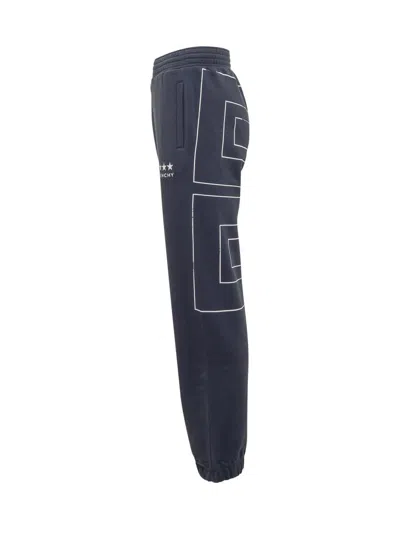 Givenchy Jogging Pants With 4g In Blue
