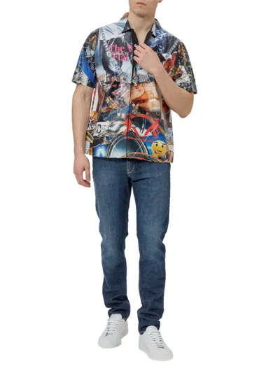 Tigran Shirt With Applications In Black