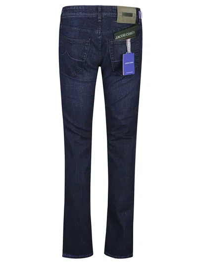 Jacob Cohen Blue Cotton Jeans & Pant In Blue