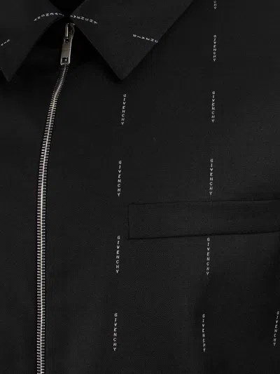 Givenchy Embroidered Wool Jacket In Black