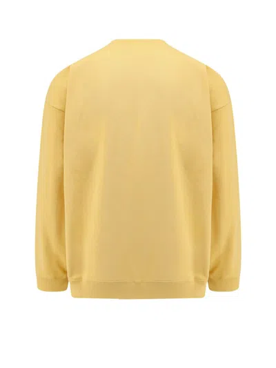 Saint Laurent Sweatshirt In Jaune/naturel