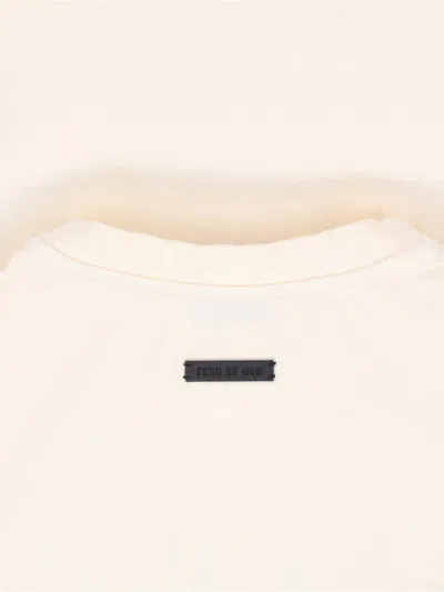 Fear Of God 8 Oversized Logo-print Cotton-jersey T-shirt In White