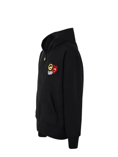 Barrow Man Sweatshirt Black Size L Cotton In Black