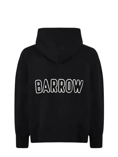 Barrow Man Sweatshirt Black Size L Cotton In Black