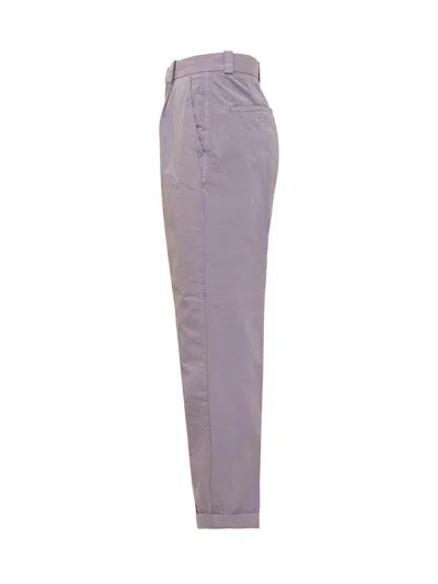 Amish Pleated Trousers In Purple