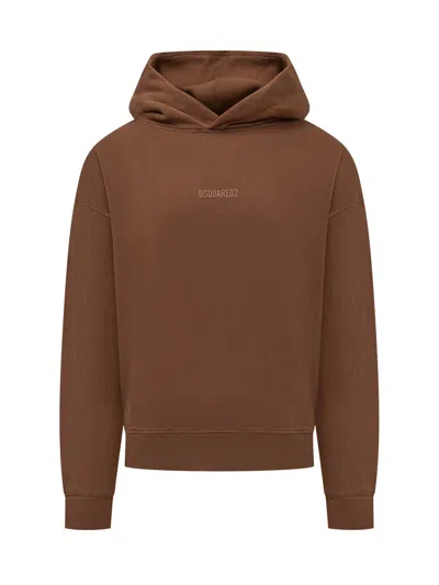 Shop Dsquared2 Nyc Sweatshirt In Brown