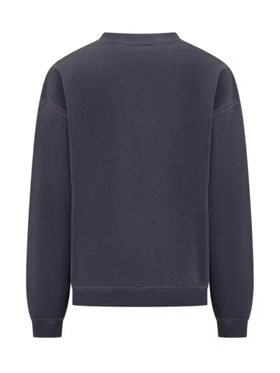 Dsquared2 Crew Neck Graphic Print Sweatshirt In Blue