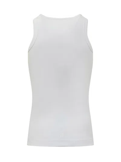 Givenchy White Cotton Blend T-shirts And Polos In White
