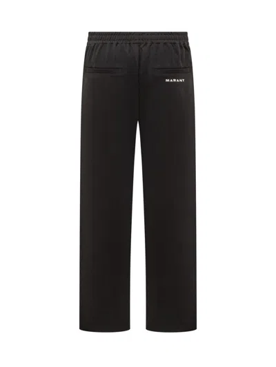 Isabel Marant Pants With Logo In Black