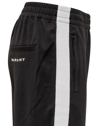 Isabel Marant Pants With Logo In Black