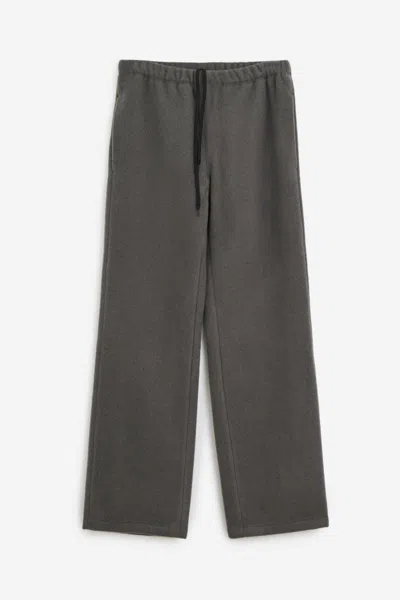 Rier Fleece Trousers In Grey