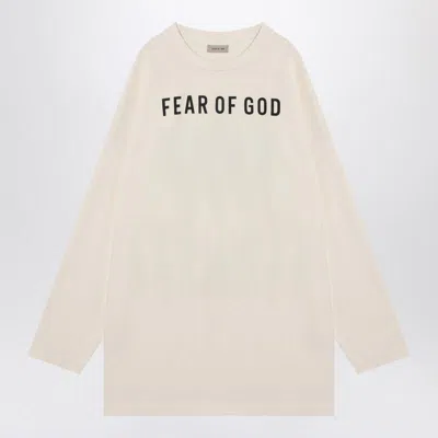 Fear Of God Long-sleeved Thunderbird T-shirt In White