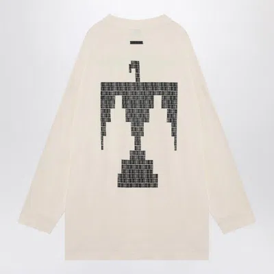 Fear Of God Long-sleeved Thunderbird T-shirt In White