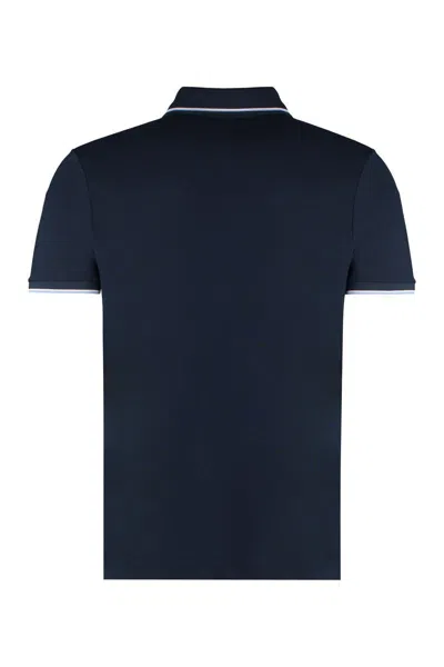 Paul & Shark Cotton Polo Shirt In Blue