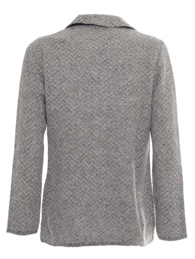Lardini Man Knitted Jacket In Multicolor