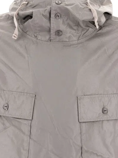 Engineered Garments Relaxed Fit Cagoule Jacket In Grey