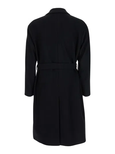 Hevo Monopetto Con Cintiura In Panno In Black