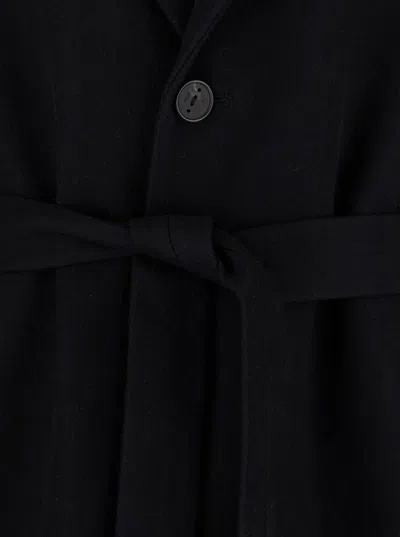 Hevo Monopetto Con Cintiura In Panno In Black