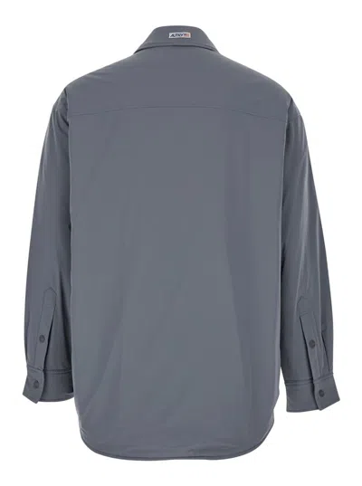 Autry Grey Jacket With Patch Pocket In Grey