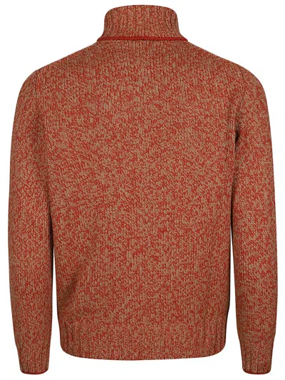 Fay Mouline` Turtle Neck In Brown