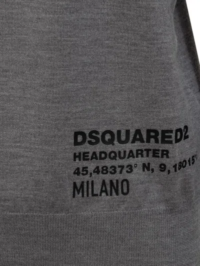 Dsquared2 Ceresio 9 Sweater In Grey