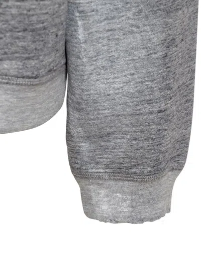 Dsquared2 Distressed Sweatshirt In Grey