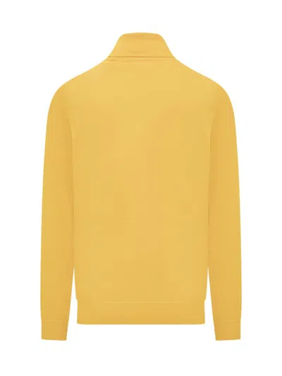 Isabel Marant High-neck Long-sleeved Sweater In Yellow